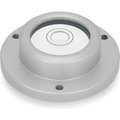 J.W. Winco J.W. Winco GN2277 Bull's Eye Levels, Aluminum, Surface Mount, 0.71" Hub Dia, 1.18" Base Dia, Silver 2277-ALN-30-K-30-A